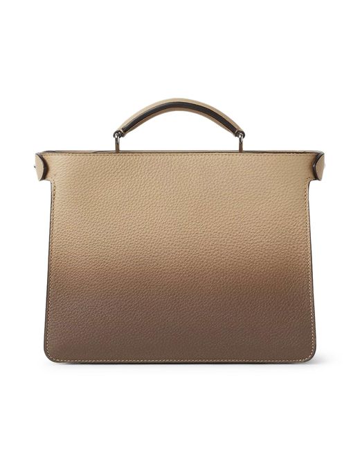 Fendi Brown Peekaboo Iseeu Small Leather Bag for men