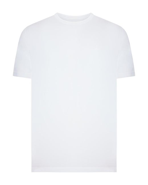 J.W. Anderson White J.W.Anderson T-Shirt With Embroidered Anchor for men