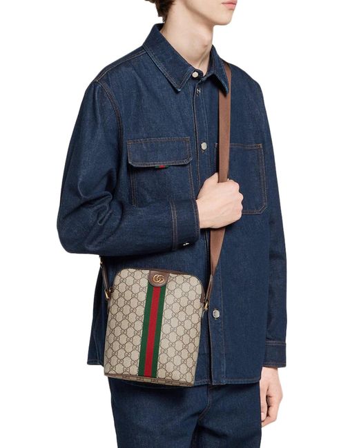 Gucci Multicolor Ophidia Small Shoulder Bag for men