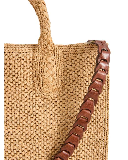 IBELIV Natural Rary Tea Raffia Bag