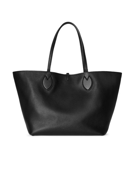トートバッグ Gucci Black Leather Reversible Shopping Bag Gucci Reversible Shopping Bag in Black | Lyst