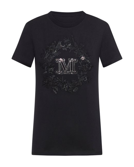 T-shirt elmo di Max Mara in Black