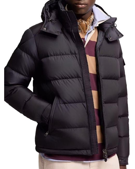 Moncler Black Maya Short Matt Down Jacket for men