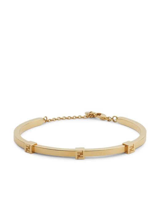 Fendi Metallic Forever Metal Bracelet