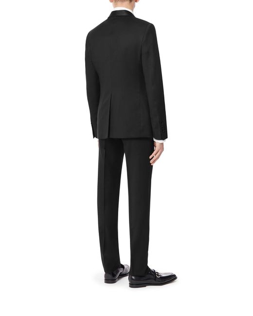 Tagliatore Black Formal Suit for men