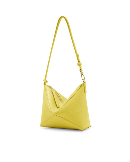 Loewe Yellow Puzzle Fold Pouch