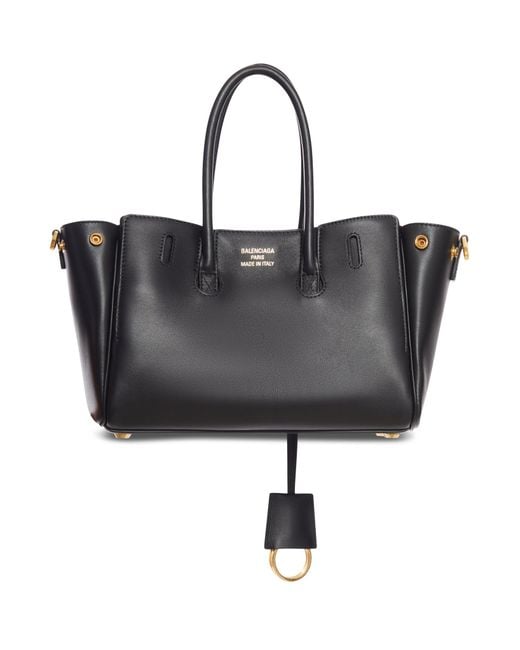 Balenciaga Black Carry All Bel Air Mini Bag