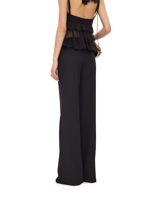 Chloé Blue High-Rise Flared Pants