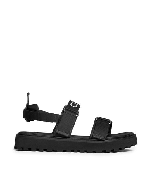 Céline Black Billie Strapple Sandal for men