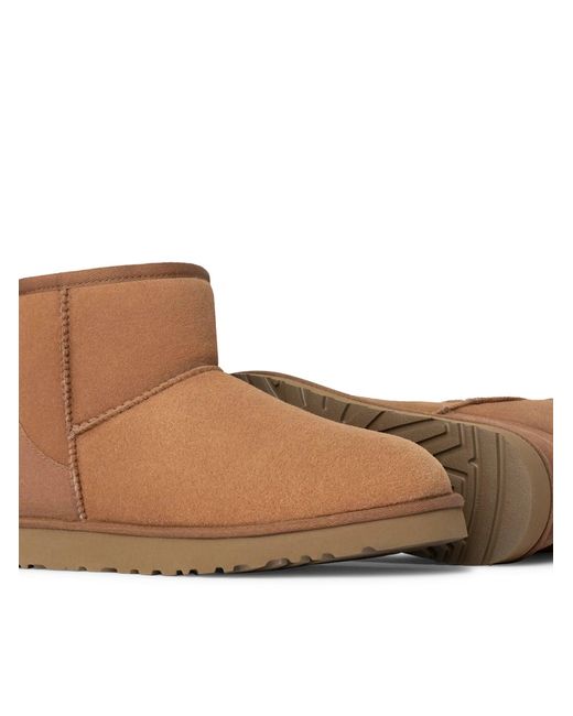 Stivaletti classic mini di Ugg in Brown da Uomo