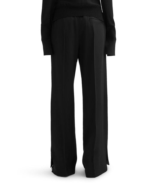 Pantaloni in envers satin di Jil Sander in Blue