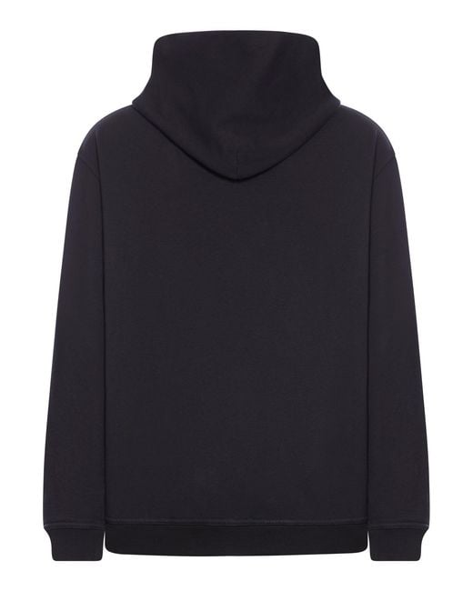 Maison Margiela Blue Oversized Cotton Sweatshirt for men