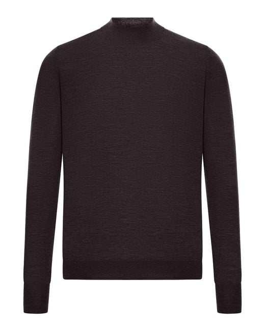 Nome G Blue Wool Turtleneck for men