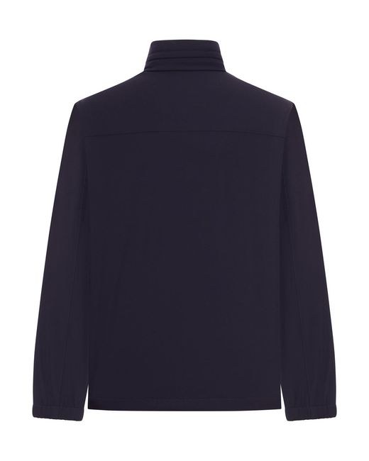 Fay Blue Stretch Jersey Travel Jacket for men