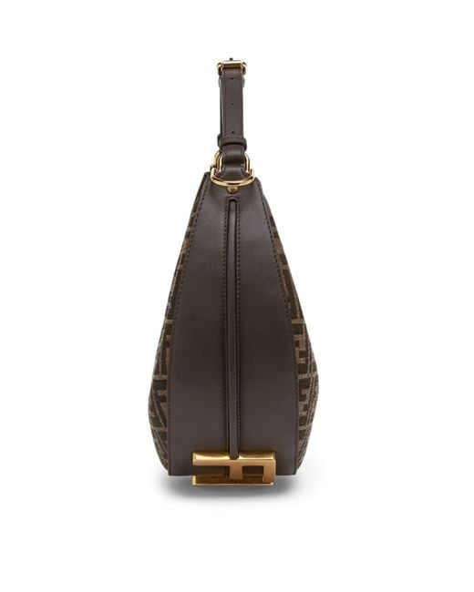 Fendi Gray Graphy Small
