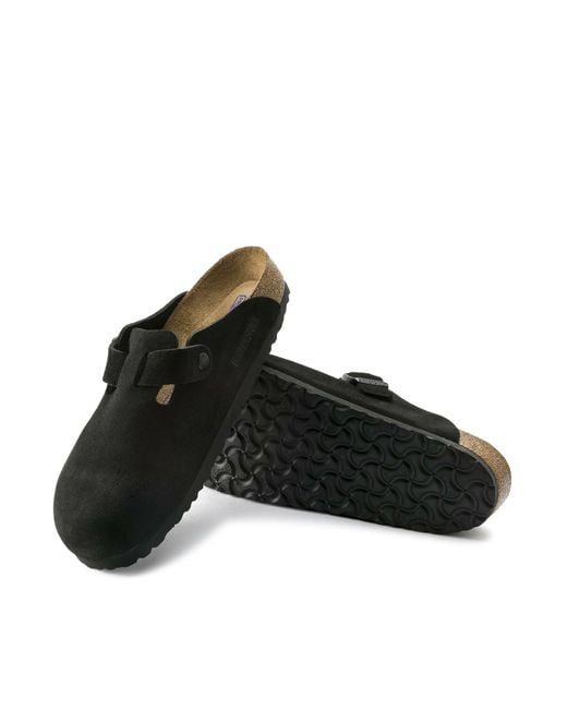 Birkenstock Black Boston Soft Footboard