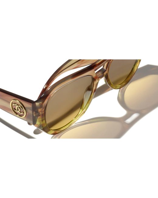 Chanel Black Sunglasses Ch5508a