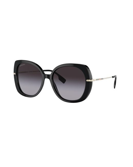 Burberry Black Be4374 Eugenie Square-frame Acetate Sunglasses