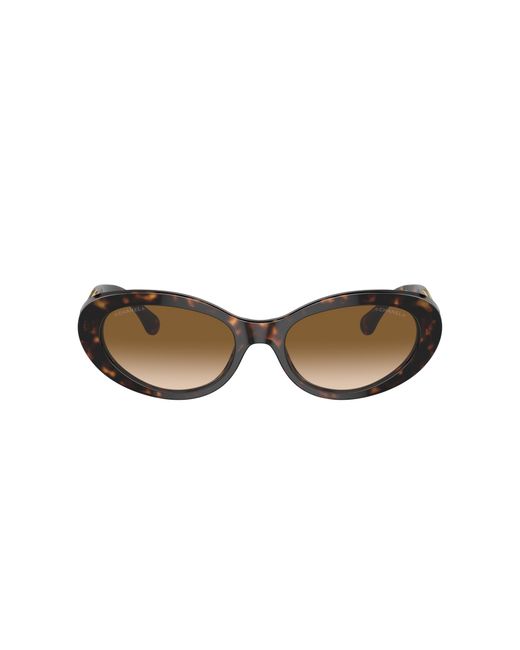 Chanel Black Sunglass Oval Sunglasses Ch5515
