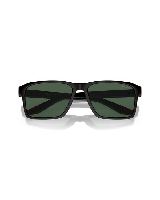 Prada Linea Rossa Green Sunglass Ps 05ys for men