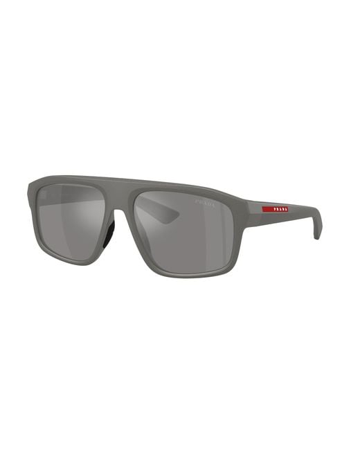 Prada Linea Rossa Black Sunglass Ps B02s for men
