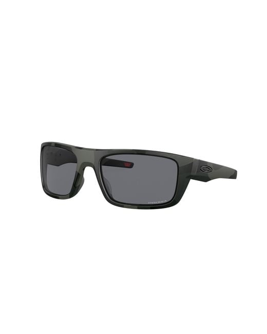Oakley Black S Oo9367 Drop Point Rectangular Sunglasses for men