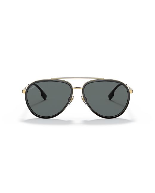 Burberry Black Sunglass Be3125 Oliver for men