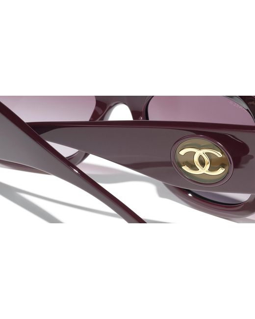 Chanel Black Sunglass Butterfly Sunglasses Ch5550