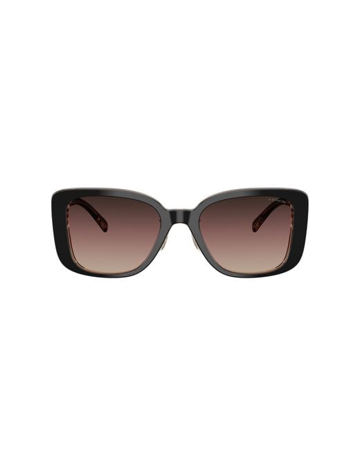 COACH Black Sunglass Hc8352 Cd472
