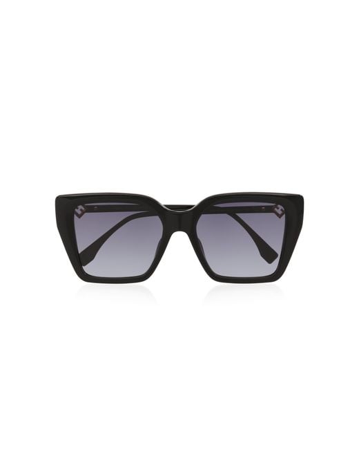 Fendi Black Sunglass Ff Diamonds Fe40161i