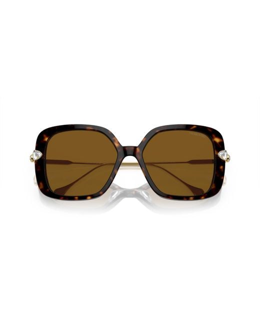 Swarovski Black Sunglass Sk6011f