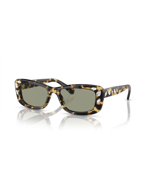 Swarovski Black Sunglass Sk6008