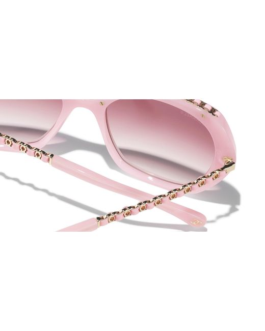 Chanel Black Sunglass Butterfly Sunglasses Ch5547q
