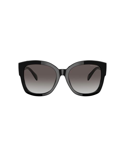 Michael Kors Black Dark Grey Gradient Square Sunglasses  30058g 56