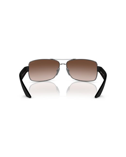 Prada Linea Rossa Black Sunglass Ps 50zs for men
