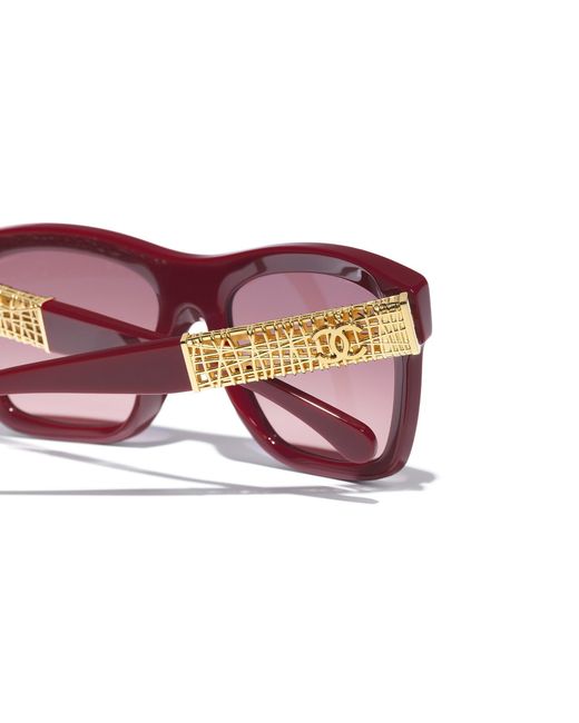 Chanel Black Sunglass Ch5533a Square Sunglasses Ch5533a