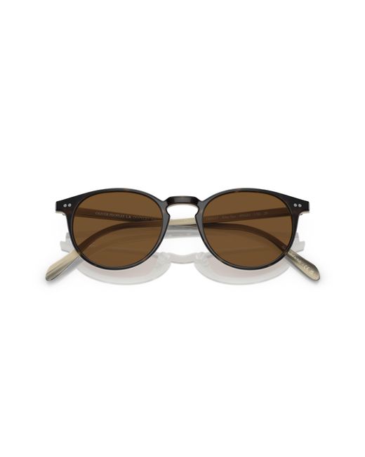 Oliver Peoples Black Sunglass Ov5004su Riley Sun