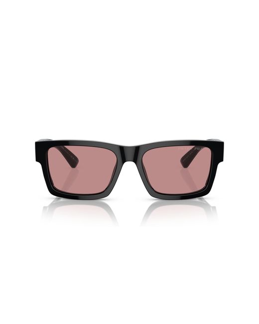 Prada Black Sunglass Pr 25zs for men
