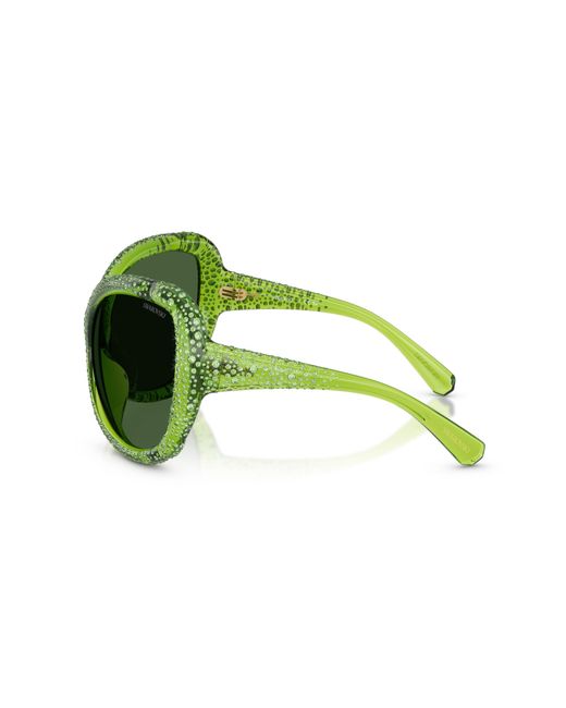 Swarovski Green Sunglass Sk6052