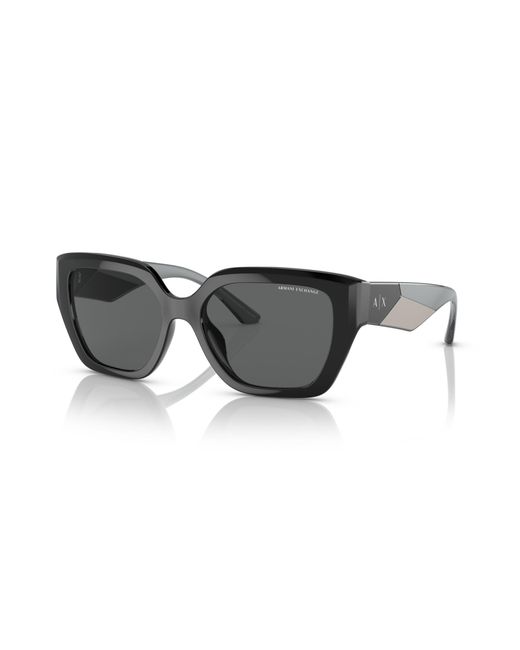 ARMANI EXCHANGE Black Sunglass Ax4125su