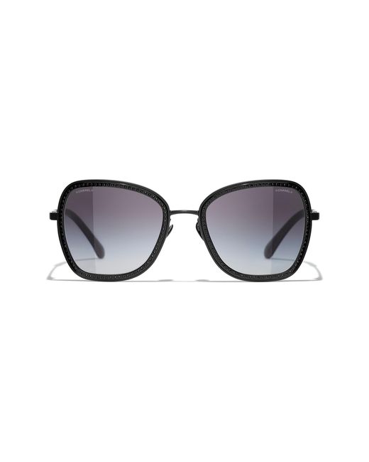 Chanel Black Sunglass Square Sunglasses Ch4277b