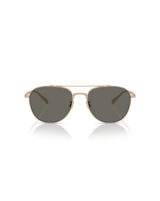 Oliver Peoples Black Sunglass Rivetti