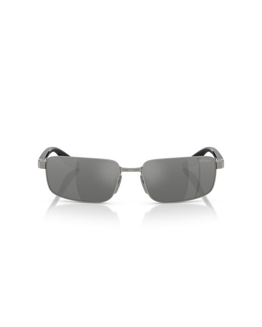 Prada Linea Rossa Black Sunglass Ps B54s for men
