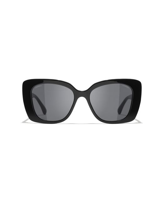 Chanel Black Sunglass Square Sunglasses Ch5422b