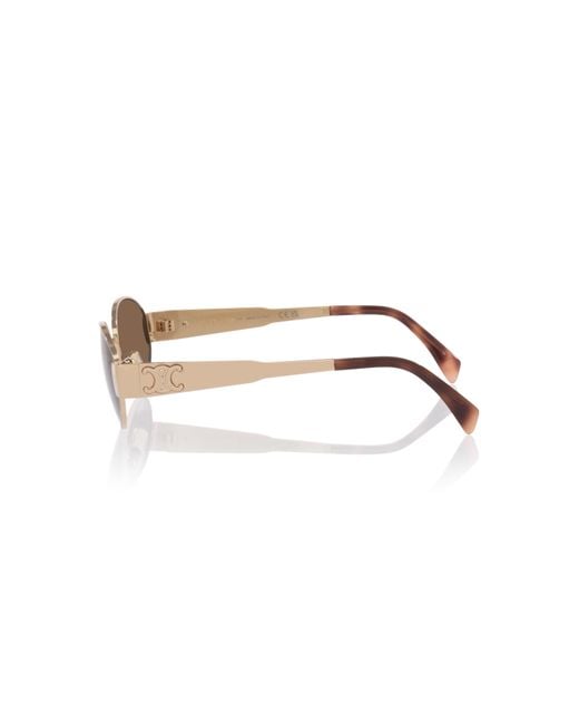 Céline Black Sunglass Triomphe Metal Cl40235u