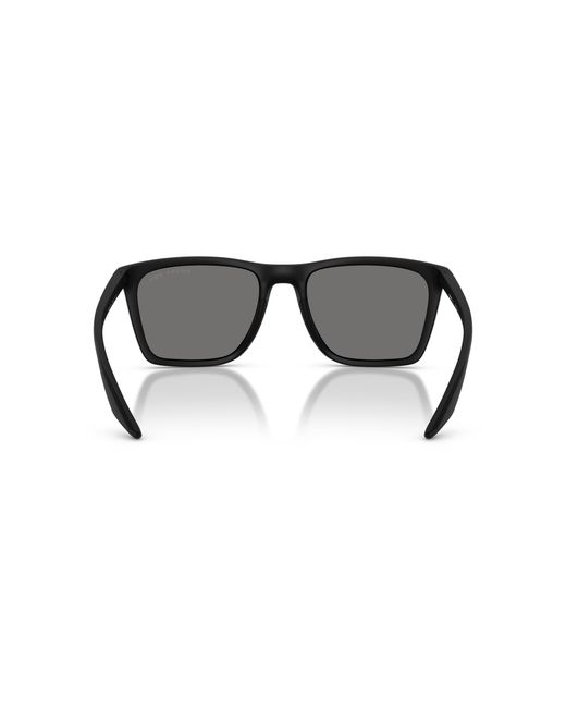 Prada Linea Rossa Black Polarized Sunglasses for men