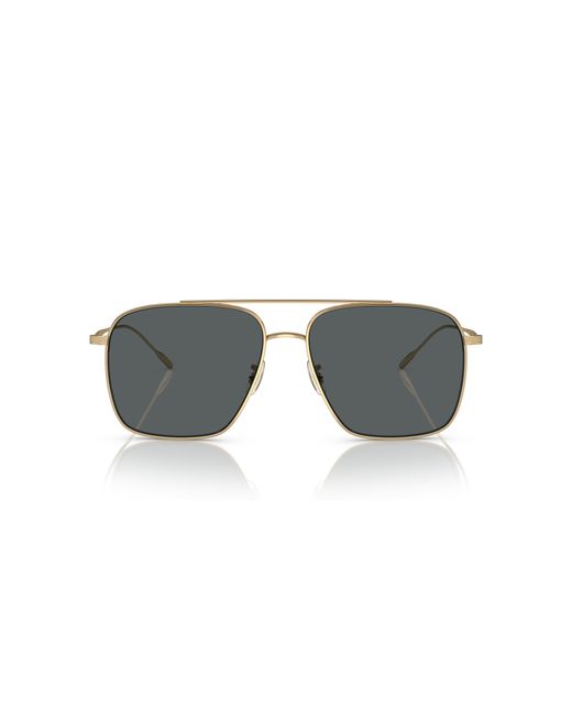 Oliver Peoples Black Sunglass Ov1320st Dresner