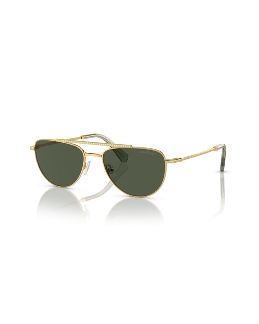Swarovski Black Sunglass Sk7007