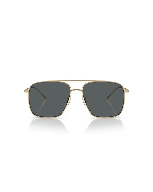 Oliver Peoples Black Sunglass Ov1320st Dresner