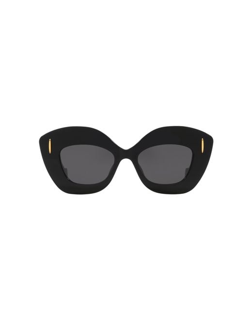 Loewe Black Sunglass Anagram Lw40127i